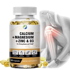 Food supplement calcium magnesium zinc Capsules calcium magnesium with vitamin d3