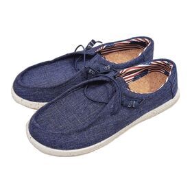 Selling stylish OEM business casual men's sneakers office executive walking custom men's canvas casual trendy Walking Styles