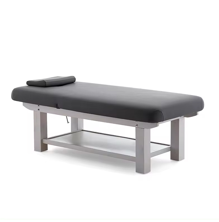 Salon furniture solid wood bed base new wood massage bed wood bed professional hair washing massage chair