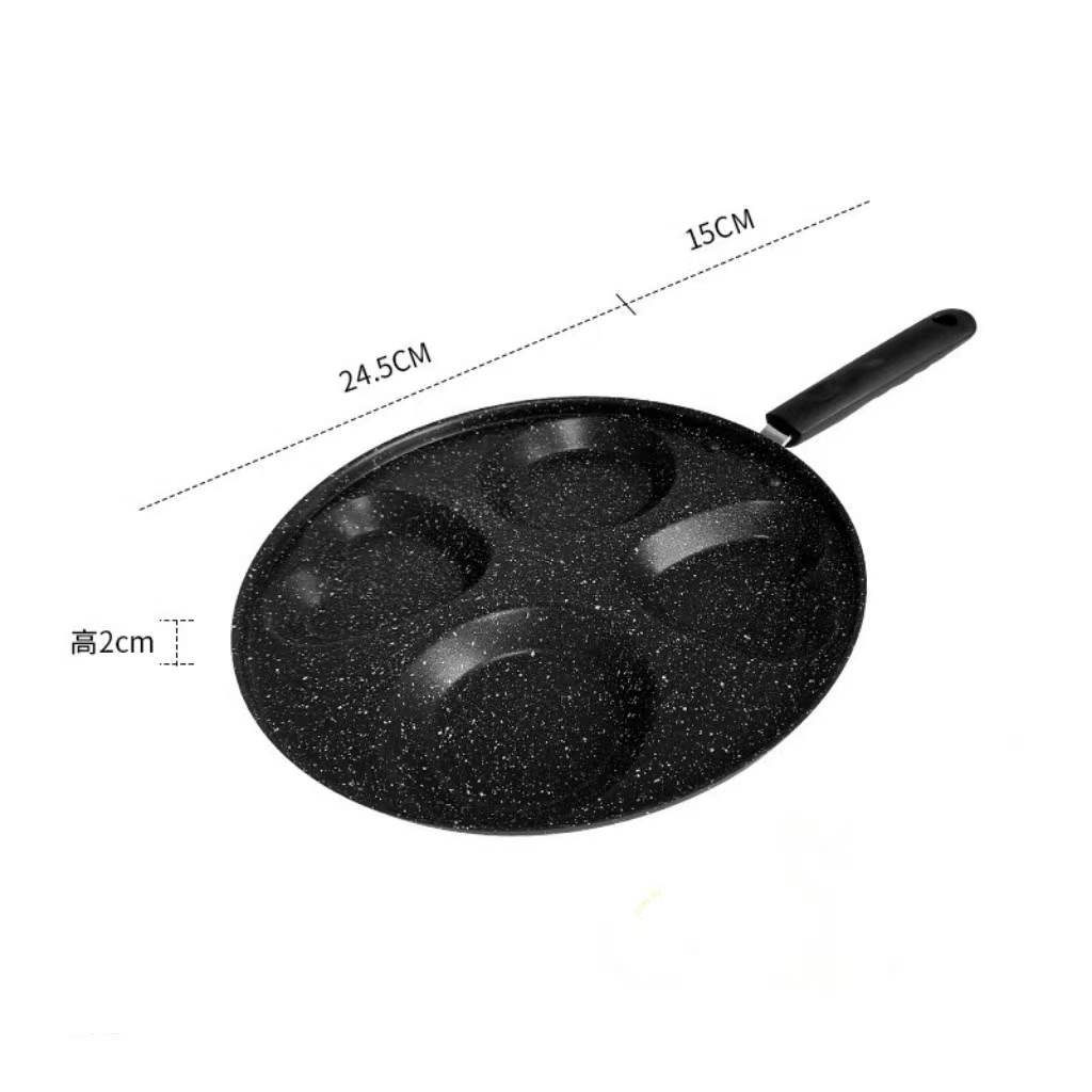 Yiwu Can Kitchen Household Goods Co., Ltd. Can Kitchen Induction cookware non-stick frying pan Heart shape round shape egg Frying Pan