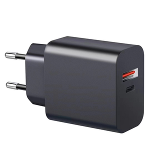 China wholesale KC dual port Charger for samsung mobile phone usb-c super fast charging wall charger