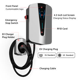 Shenzhen Qunchuang New Energy Co.,Ltd EV charger,EV charging station, wall-mounted EV charger,ac ev charger,wall box ev charger,car charger