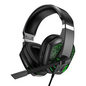 OEM hot selling wired gaming headset wired earphone RGB headset LED earphone