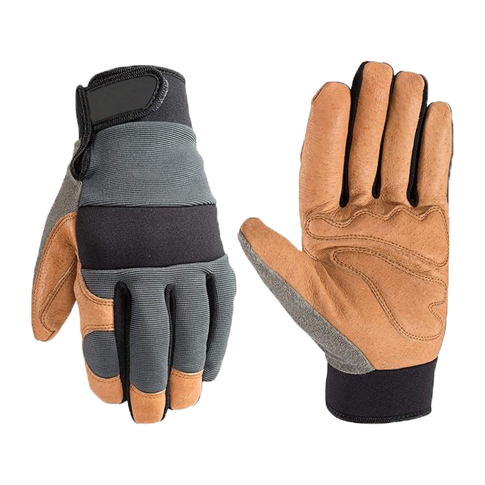 GYM ACTIVE ENTERPRISES Industrial Leather Safety Work Protection gloves For Welding Work