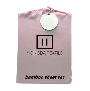 100% bamboo bed sheet set luxury Natural Soft Cooling Bamboo Bed bedding set wholesale