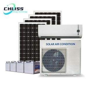 solar air-conditioner window type with panels and battery