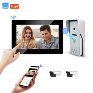 Smart Tuya Home Mini Wifi Video Doorbell 110 Degree Camera Wide Waterproof Outdoor Camera Wired Wifi Video Doorbell