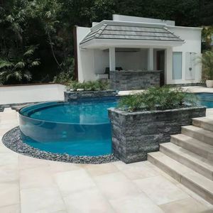 Low Price Customized 140Mm one-Time Cast Bord swimming Pool Transparent Acrylic Sheet