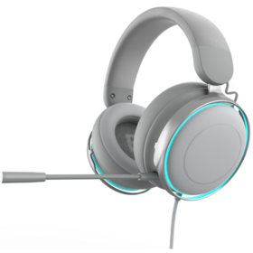 LED ODM / OEM Wired Gaming Headset for Mobile & PC, Low Latency, hot sale headphone, Detachable microphone, fashionable design