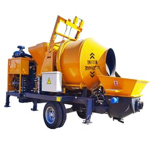 Drum Concrete Mixer Pump High Efficiency Mini Concrete Mixer Electric Hydraulic Pump Provided Beton Pump Machine Cement Pump