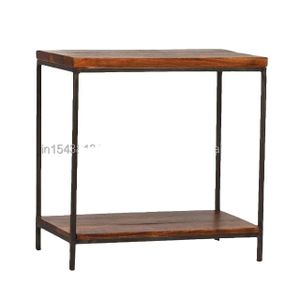 47.2" Narrow Sofa Table with Shelf Industrial Entryway Bedside Tables for Living Room Hallway Corridor Office Side Table