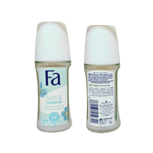FA ROLL ON (UAE) 50ML X 24 SOFT & CONTROL JASMINE Deodorant Roll On