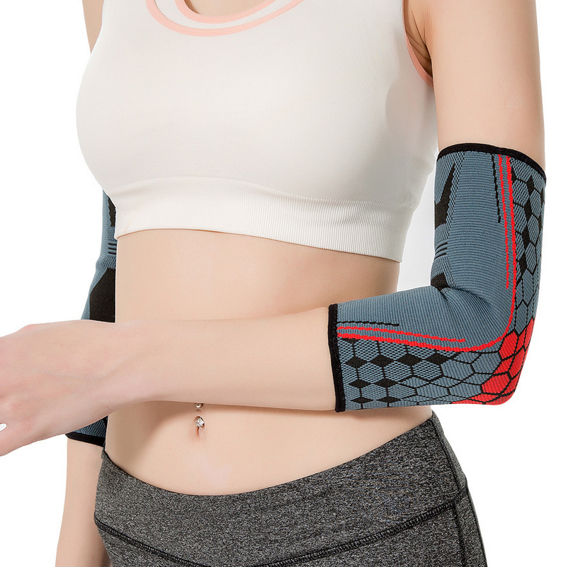 Aid in Recovery and Support Active Lifestyle Innovative Breathable Elastic Blend Arm Elbow Compression Sleeves