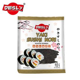 Food Manufacturer Nori Wholesale Japanese Cooking Roasted Seaweed ABC Grade 10 Sheets 28 g Yaki Sushi Nori