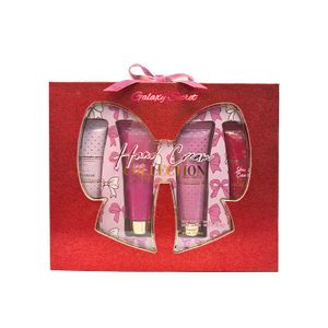OEM Wholesale Four Scented Hand Cream Moisturizing Nourishing Red Gift Box Hand Cream Collection