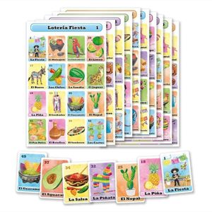 Customized Card Game Loteria Mexican Bingo Custom Loteria Game Card Set