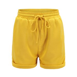 Women's Elastic High Waist Curled Shorts Wholesale Hot Sale Multicolor Plus Size Casual Pants Mid Waist Style Cargo Skorts