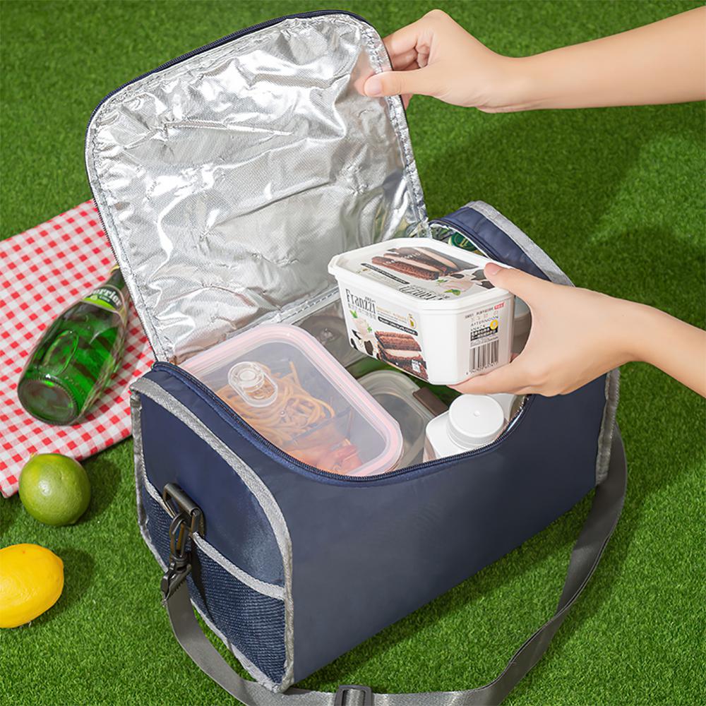 Shoulder Strap Thermal Cooler Bag Waterproof Insulated Outdoorplasticle Lunch Bags Picnic Food Bag Custom Zipper Usually Cn;zhe