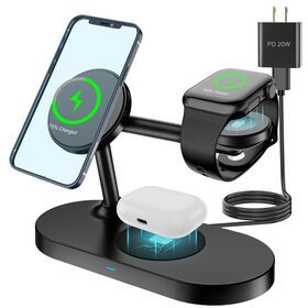Manufacture 3 in 1 wireless charger for i phone i watch &airpods Magnetic wireless charger