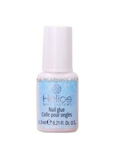 HELIOS Nail Supplies Wholesale Brush on Nail Glue 7g pink False Nail Adhesive from Japan