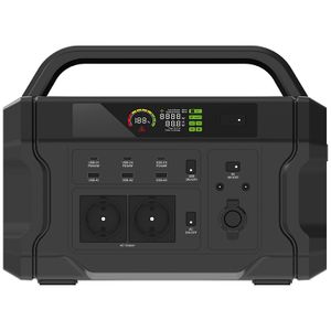 Solar generator outdoor camping emergency generator 1200W portable power station with solar