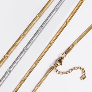 New Hot Selling 18K Gold  Layered Stainless Steel Alloy Hip Hop Chain Women'S Jewelry Necklace