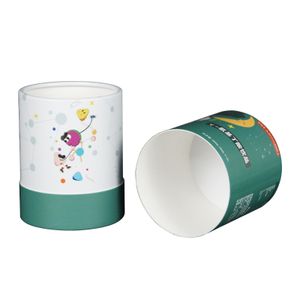 Customized Recyclable Oral Liquid Beauty Products Health Care Food Paper Tube Packaging Vitamin Nutrient Food Grade Paper Can