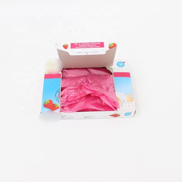 Custom Disposable Nappy Sack Diaper Bag Garbage Bag