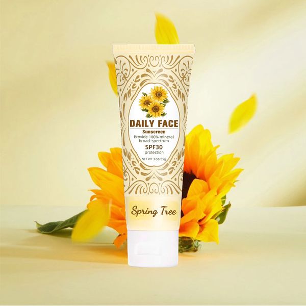 Facial Sunscreen Korean Spf 50 pa Skin Whitening Sun Protection Lotion Custom Logo Sunblock Moisturizing Sunscreen Gel