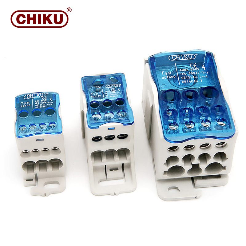 UKK-80A Distribution Block Cable Distribution  Power Connection Box Busbar Terminal Block  Electrical Block