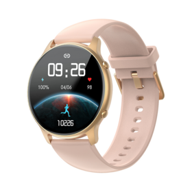 Smart Watches LW36 Full Round Touch Screen 3ATM Smartwatch Heart Rate Pedometer Fitness Bracelet for Women Men for Factory