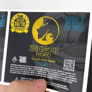 New Process for 3D Effect Custom Printing Factory Wholesale in Health Supplements Stickers