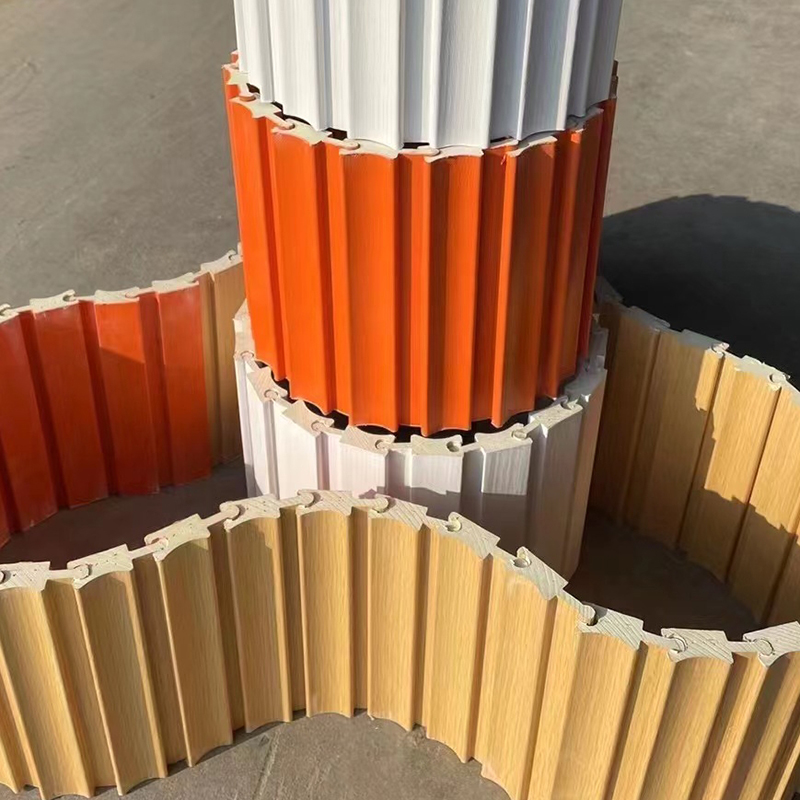 Foshan Tianzhicai Decoration Materials Co., Ltd. Indoor WPC Fulted Wall Panel Decorative Pillars And Columns Tiles Pillars Pillar Cladding