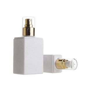 30ml-300ml PETG White Clear Cosmetics Square Rectangle PETG Bottle with PP Cap Lid PP Pump Sprayer (GA-PT Series)