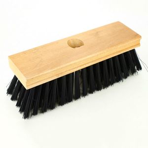 Factory Direct Industrial Wood Cleaning Broom Bristle Steel Bamboo Metal Head for Kitchen and Outdoor Sweeping Brushes