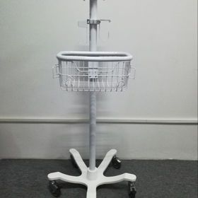 Ventilator trolley, ICU ventilator cart, ventilator roll stand, respirator trolley, respirator cart