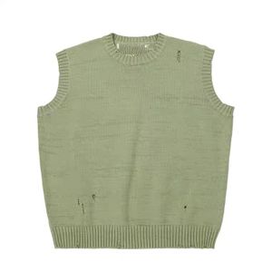 Dovfanny vest Knit Men Winter Old Business People Man Knitted Keep Warm  Clothes Men's Cardigan Sweaters