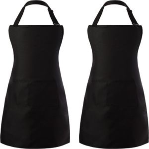 Waterproof Fashion Apron Customized Logo Kitchen Cooking Restaurant Work Clothes Apron With Pockets