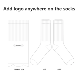 Socks Uron custom design brand socks 100% cotton crew custom men socks Made in ChinaPopular