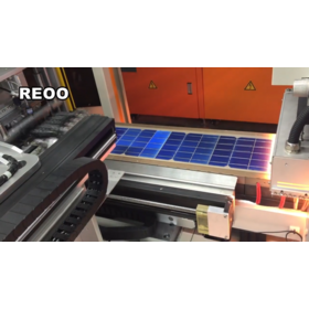 Solar cells tabber and stringer solar machine
