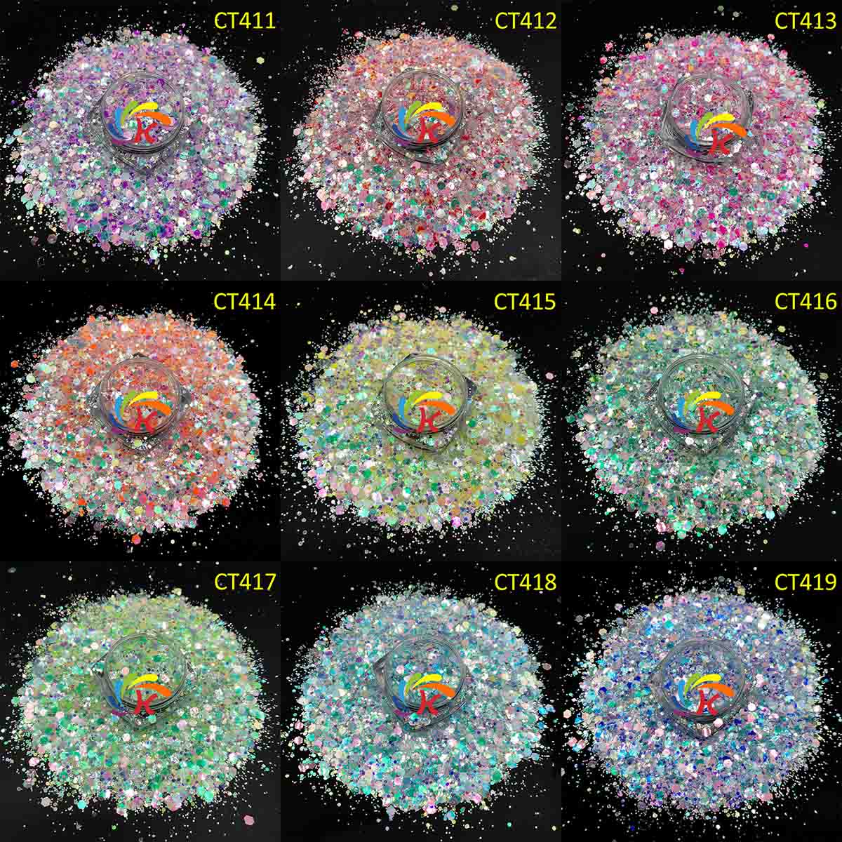 Dongguan Hongcai Technology Co., Ltd. Polyester Glitter