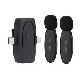 Portable Type C Mini Professional Wireless Lapel Microphone For podcast Live Stream Interview lavalier microphone