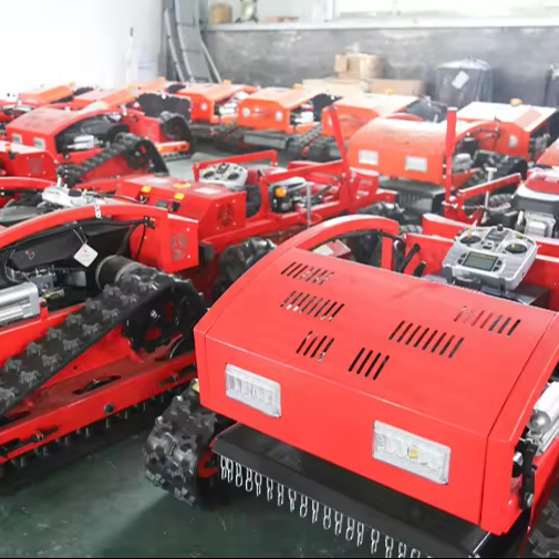 ONGERNGER TOOLS & SERVICE NEW Remote Control Reel Mower Lawn Mower Garden Crawler Grass Cutter Gasoline/Diesel Lawn Mover