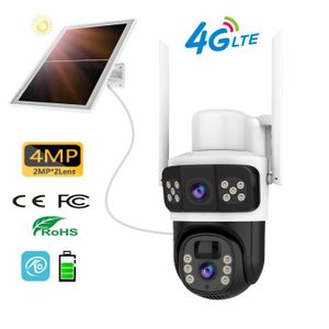 BG661TR Vietnam OKAM PRO 4MP Dual Lens Outdoor PTZ Camera Wireless Security Surveillance Home Dome IP Network 4G Solar CCTV CMOS