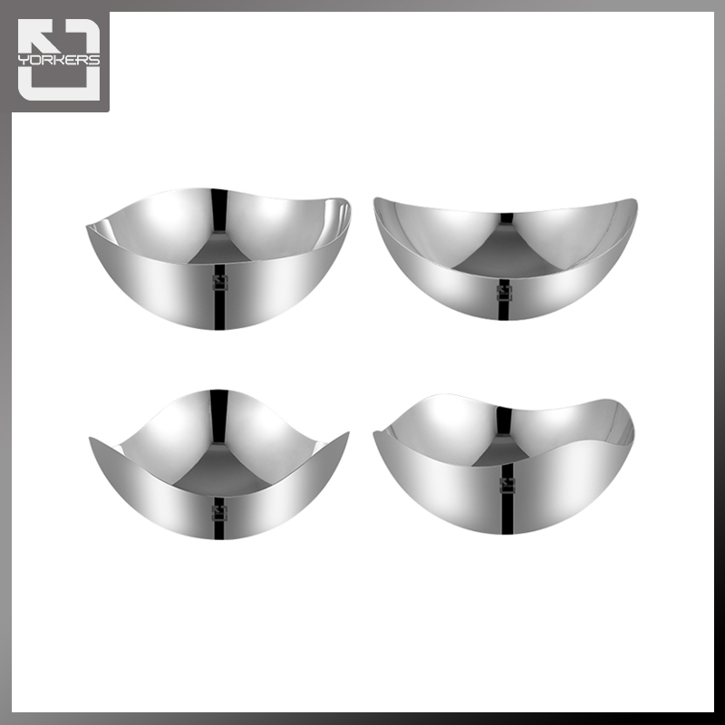 Stainless Steel Salad Seafood Bowl - Direct Order Dinnerware Bowls Multi-functional Food Serving Food Container Mixing Bowl