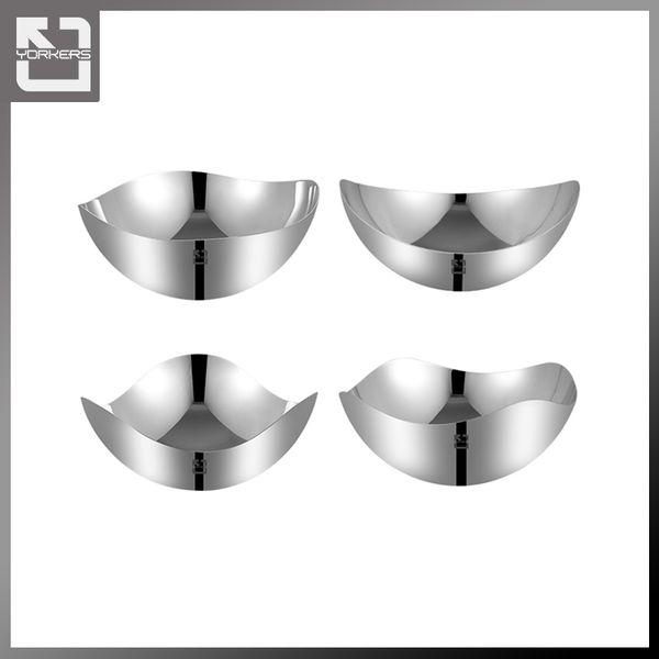 Stainless Steel Salad Seafood Bowl - Direct Order Dinnerware Bowls Multi-functional Food Serving Food Container Mixing Bowl