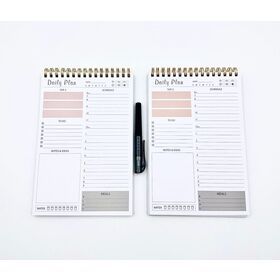 Personalized Wholesale Spiral Notepad FSC Paper Eco Friendly Paper Weekly/Daily Planner