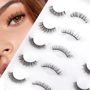 2024 WorldBeauty 100% Handmade 3D Natural Fluffy Synthetic Hair lashes  Private Label Full Strip Eyelashes Wholesale