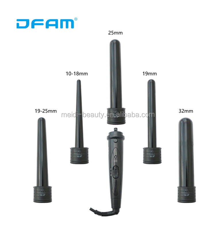 automatic hair curler 5 in 1 hair curler salon equipment barber accessories interchangeable hair roller