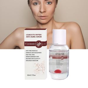 Private Label New Facial Skin Anti-wrinkle Repairing Face Firming Leukocyte Peptide Anti Aging Serum
